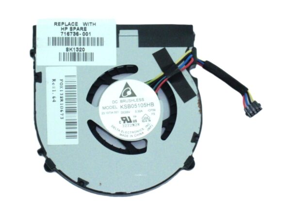 Hp 716736-001 Cooling Fan EliteBook Revolve 810 G1 G2 AB05505MX060B01 - Image 2