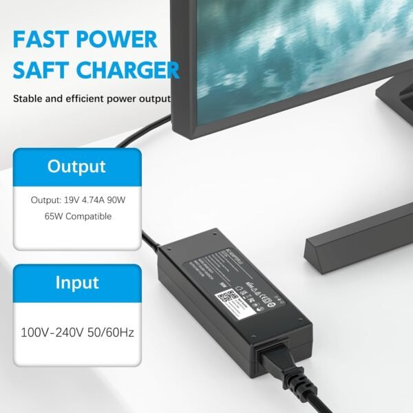 Regatech Hp 2000-2C38NR Laptop Charger 90W Adapter 19V 4.74A